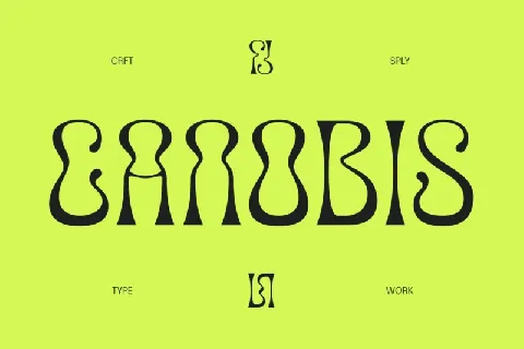 Canobis – Psychedelic font