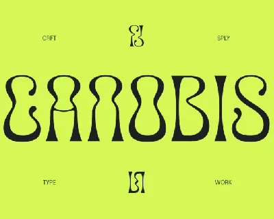 Canobis – Psychedelic font