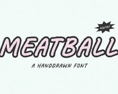 Meatball font