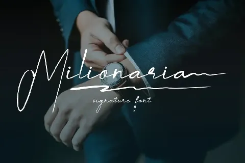 Milionaria Script font