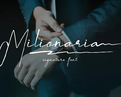 Milionaria Script font