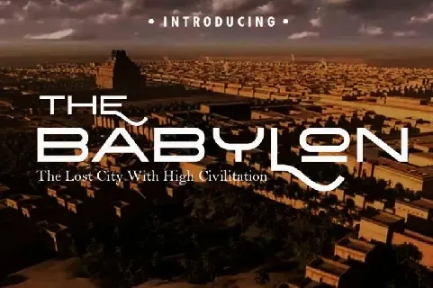 Babylon font