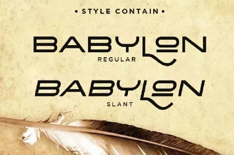 Babylon font