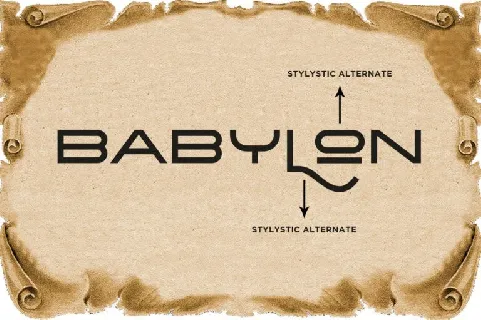 Babylon font