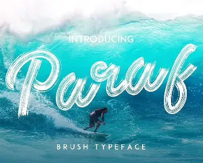 Paraf Brush font