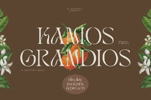 Kamos Grandios font