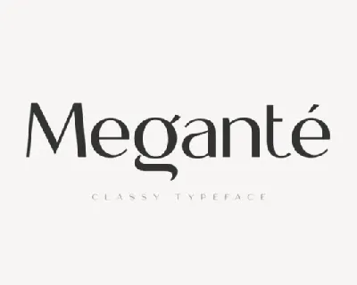 Megante font