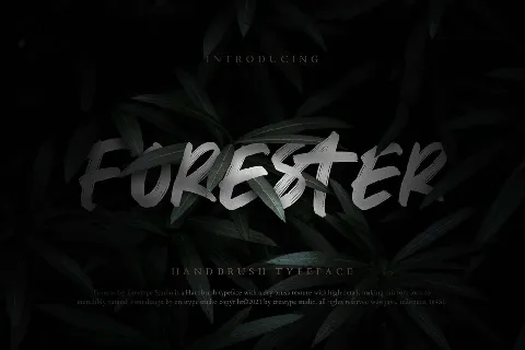 Forester font