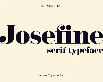 NT Josefine Typeface font