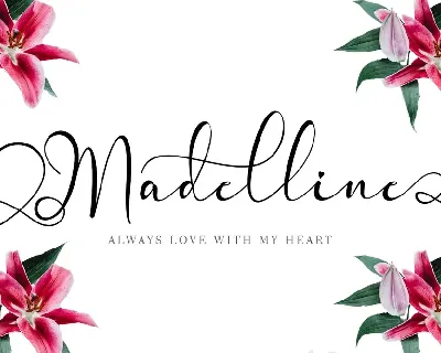 Madelline font