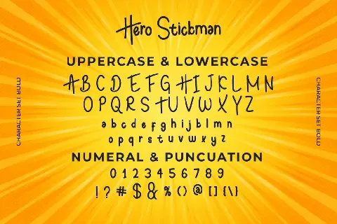 Hero Stickman Demo font
