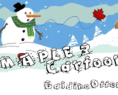 Maple 3 Cartoon font