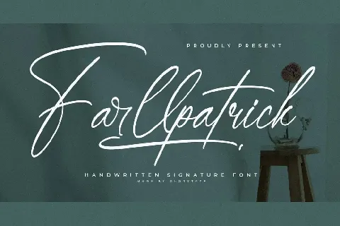 Farllpatrick font