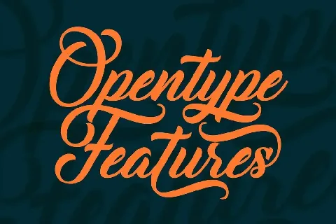 Unique Typeface font