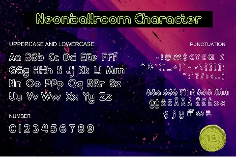 Neon Ballroom font