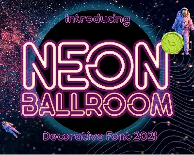 Neon Ballroom font