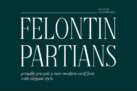 Felontin Partians font