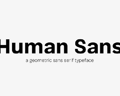 Human Sans font