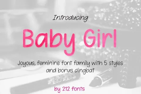 Baby Girl Handwritten font