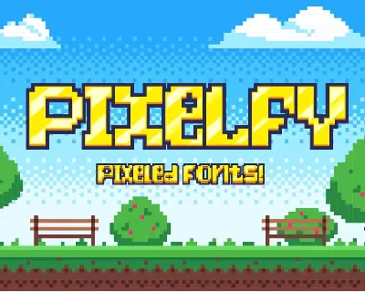 Pixelfy font