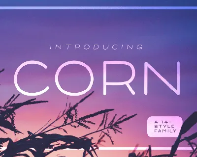 Corn Family font