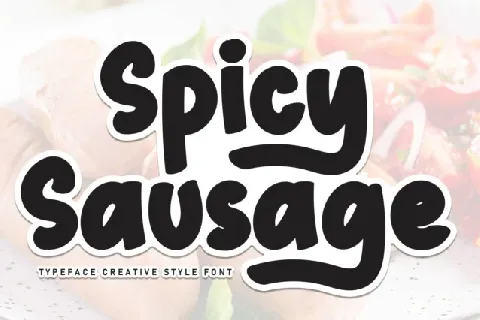 Spicy Sausage font
