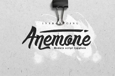 Anemone Script Free font