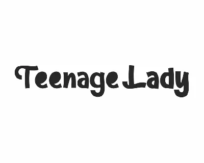 Teenage Lady Demo font