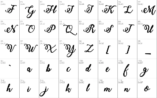 Bold Stylish Calligraphy font