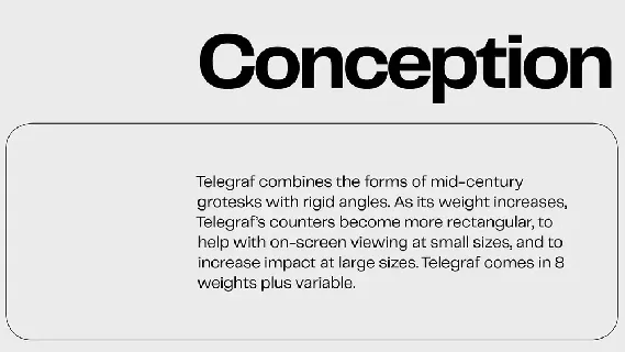 Telegraf font