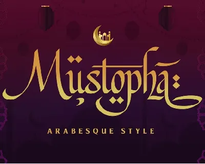 Mustopha font
