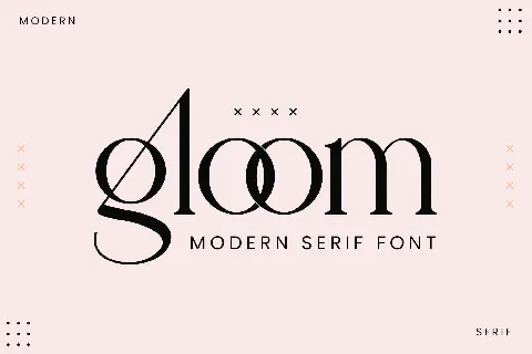 Gloom font