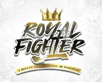 Royal Fighter Brush font