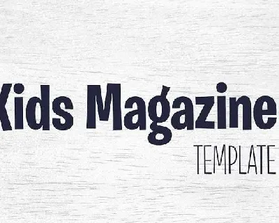 Kids Magazine font