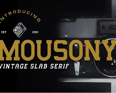 Mousony font