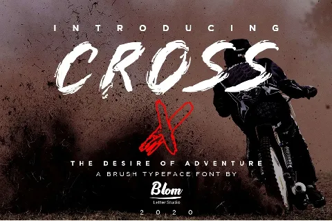 Cross X font