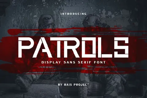 Patrols Demo font