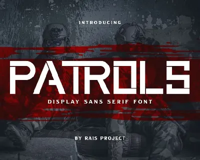 Patrols Demo font