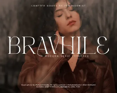 Bravhile DEMO font