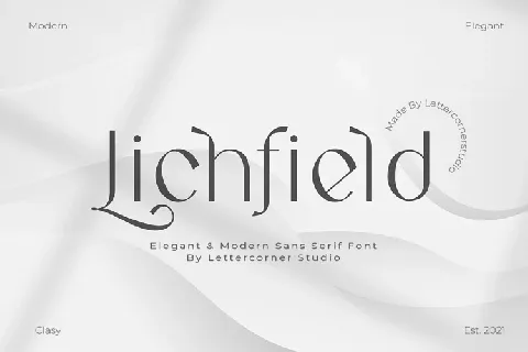 Lichfield font