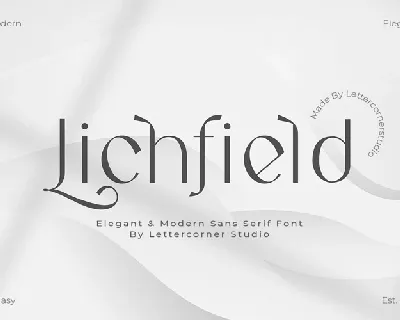 Lichfield font