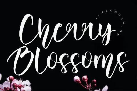 Cherry Blossoms font