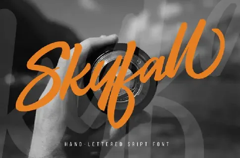 Skyfall – Script font