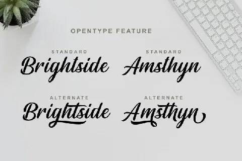 Rightland Modern Bold Script font