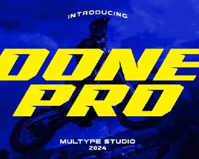 Racing Done Pro font