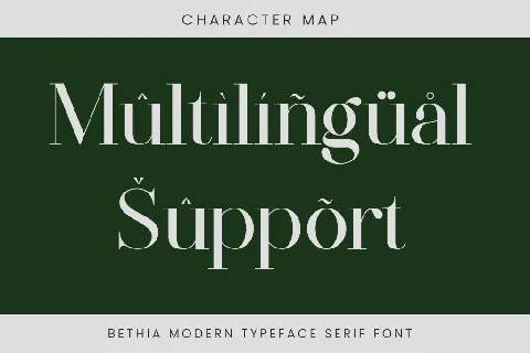 Bethia font