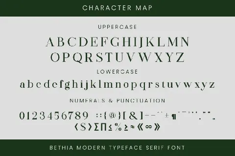 Bethia font