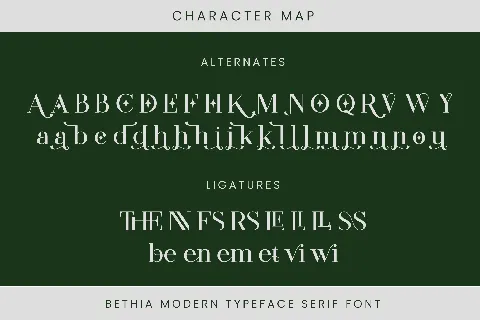 Bethia font