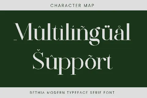 Bethia font