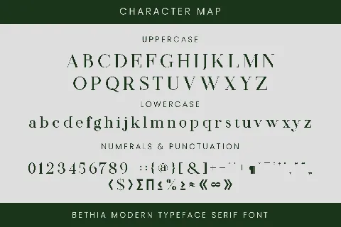 Bethia font